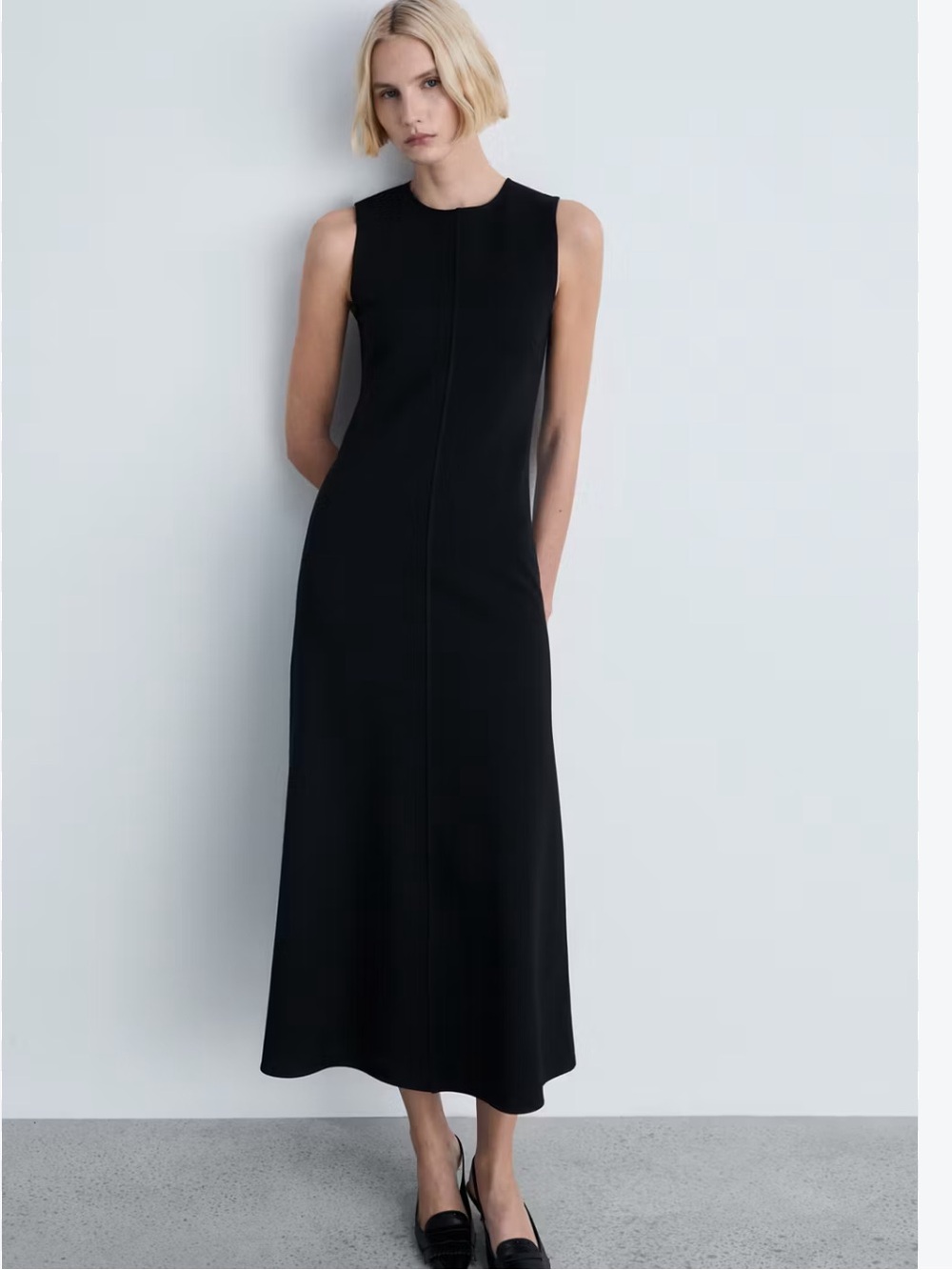 Mango Classic Black Women's Dress